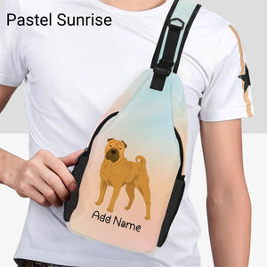 Personalized Shar Pei Love Unisex Sling Bag Backpack-Accessories-Shar Pei-Unisex Sling Bag Backpack-Pastel Sunrise-One Size-21