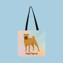 Load image into Gallery viewer, Personalized Shar Pei Small Tote Bag-Accessories-Accessories, Bags, Dog Mom Gifts, Personalized, Shar Pei-Small Tote Bag-Your Design-One Size-2
