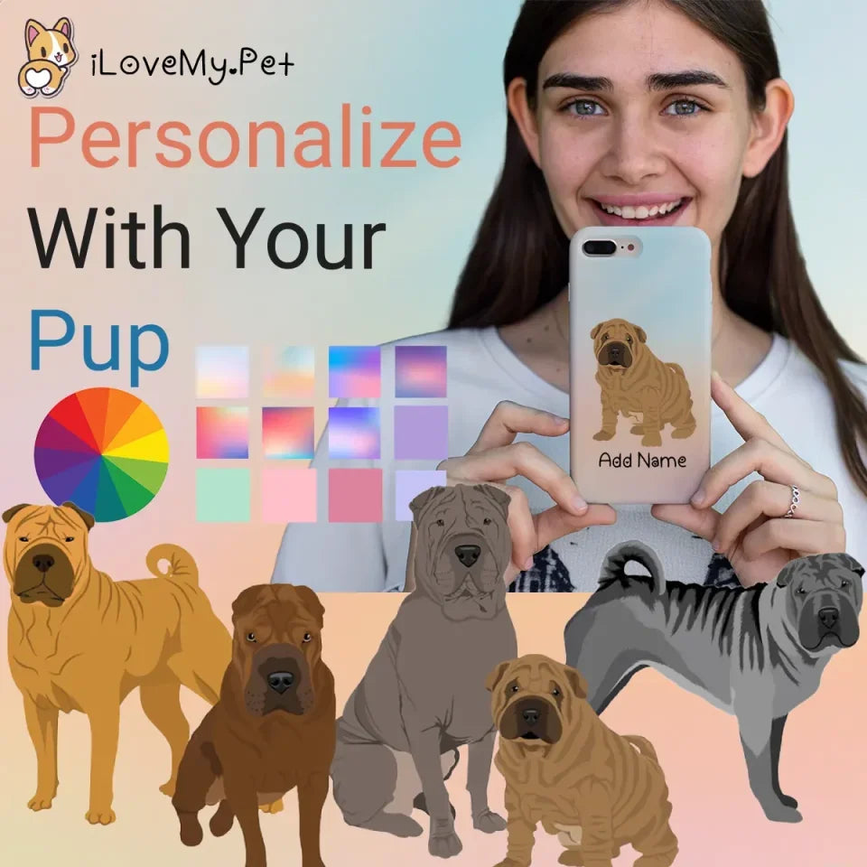 Personalized Shar Pei Soft Shell Phone Cover 1728x