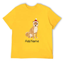 Load image into Gallery viewer, Personalized Shiba Inu Dad Cotton T Shirt-Apparel-Apparel, Dog Dad Gifts, Personalized, Shiba Inu, Shirt, T Shirt-Men&#39;s Cotton T Shirt-Yellow-Medium-13