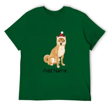 Load image into Gallery viewer, Personalized Shiba Inu Dad Cotton T Shirt-Apparel-Apparel, Dog Dad Gifts, Personalized, Shiba Inu, Shirt, T Shirt-Men&#39;s Cotton T Shirt-Green-Medium-16