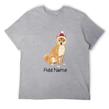 Load image into Gallery viewer, Personalized Shiba Inu Dad Cotton T Shirt-Apparel-Apparel, Dog Dad Gifts, Personalized, Shiba Inu, Shirt, T Shirt-Men&#39;s Cotton T Shirt-Gray-Medium-19