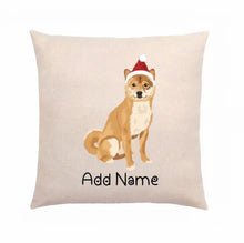 Load image into Gallery viewer, Personalized Shiba Inu Linen Pillowcase-Home Decor-Dog Dad Gifts, Dog Mom Gifts, Home Decor, Personalized, Pillows, Shiba Inu-2