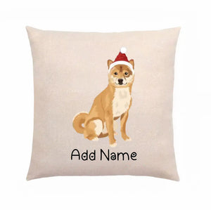 Personalized Shiba Inu Linen Pillowcase-Home Decor-Dog Dad Gifts, Dog Mom Gifts, Home Decor, Personalized, Pillows, Shiba Inu-Linen Pillow Case-Cotton-Linen-12"x12"-2