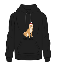 Load image into Gallery viewer, Personalized Shiba Inu Love Men&#39;s Warm Hoodie Sweatshirt-Apparel-Apparel, Dog Dad Gifts, Hoodie, Personalized, Shiba Inu, Sweatshirt-Men&#39;s Warm Hoodie Sweatshirt-Black-S-9