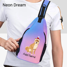 Load image into Gallery viewer, Personalized Shiba Inu Love Unisex Sling Bag Backpack-Accessories-Shiba Inu-Unisex Sling Bag Backpack-Neon Dream-One Size-17