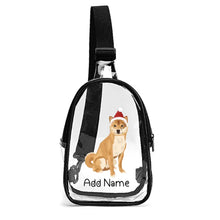 Load image into Gallery viewer, Personalized Shiba Inu Love Unisex Transparent Sling Bag-Accessories-Shiba Inu-Unisex Transparent Sling Bag-Transparent-One Size-2