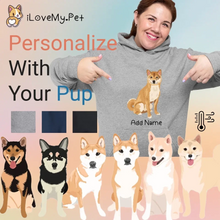 Load image into Gallery viewer, Shiba Inu hoodie-womens-multi