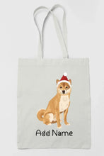 Load image into Gallery viewer, Personalized Shiba Inu Love Zippered Tote Bag-Accessories-Accessories, Bags, Dog Mom Gifts, Personalized, Shiba Inu-3