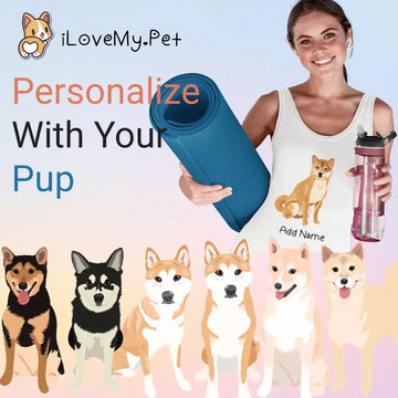 Personalized Shiba Inu Mom Yoga Tank Top 360x