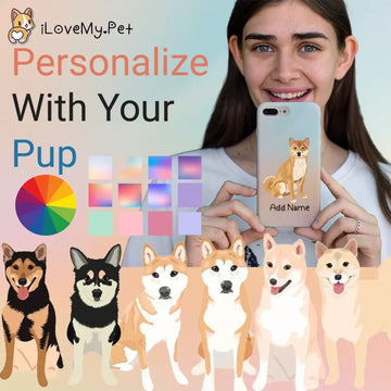 Personalized Shiba Inu Soft Shell Phone Cover 360x