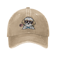 Load image into Gallery viewer, Personalized Shih Tzu Baseball Cap - Romeo Shih Tzu Design - Match Your Dog's Coat Color-Hats &amp; Caps-Accessories,Baseball Caps,Dog Mom Gifts-Beige-One Size-3