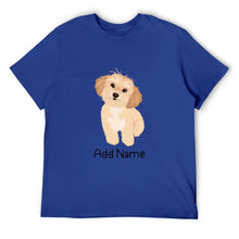 Load image into Gallery viewer, Personalized Shih Tzu Dad Cotton T Shirt-Apparel-Apparel, Dog Dad Gifts, Personalized, Shih Tzu, Shirt, T Shirt-Men&#39;s Cotton T Shirt-Blue-Medium-11