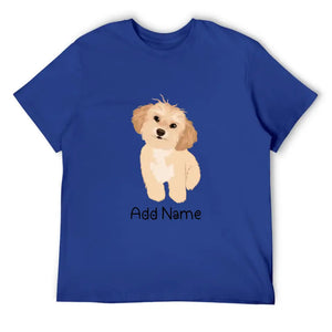 Personalized Shih Tzu Dad Cotton T Shirt-Apparel-Apparel, Dog Dad Gifts, Personalized, Shih Tzu, Shirt, T Shirt-Men's Cotton T Shirt-Blue-Medium-11