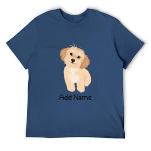 Personalized Shih Tzu Dad Cotton T Shirt-Apparel-Apparel, Dog Dad Gifts, Personalized, Shih Tzu, Shirt, T Shirt-Men's Cotton T Shirt-Navy Blue-Medium-12