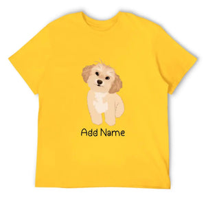 Personalized Shih Tzu Dad Cotton T Shirt-Apparel-Apparel, Dog Dad Gifts, Personalized, Shih Tzu, Shirt, T Shirt-Men's Cotton T Shirt-Yellow-Medium-13