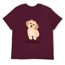 Load image into Gallery viewer, Personalized Shih Tzu Dad Cotton T Shirt-Apparel-Apparel, Dog Dad Gifts, Personalized, Shih Tzu, Shirt, T Shirt-Men&#39;s Cotton T Shirt-Maroon-Medium-15