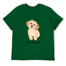 Load image into Gallery viewer, Personalized Shih Tzu Dad Cotton T Shirt-Apparel-Apparel, Dog Dad Gifts, Personalized, Shih Tzu, Shirt, T Shirt-Men&#39;s Cotton T Shirt-Green-Medium-16