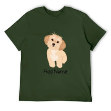 Load image into Gallery viewer, Personalized Shih Tzu Dad Cotton T Shirt-Apparel-Apparel, Dog Dad Gifts, Personalized, Shih Tzu, Shirt, T Shirt-Men&#39;s Cotton T Shirt-Army Green-Medium-17