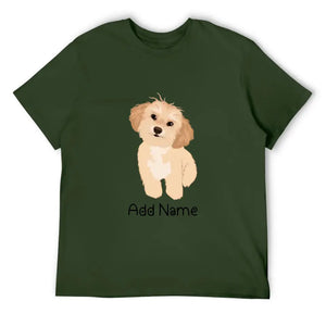 Personalized Shih Tzu Dad Cotton T Shirt-Apparel-Apparel, Dog Dad Gifts, Personalized, Shih Tzu, Shirt, T Shirt-Men's Cotton T Shirt-Army Green-Medium-17