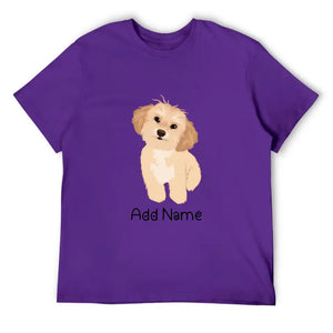 Personalized Shih Tzu Dad Cotton T Shirt-Apparel-Apparel, Dog Dad Gifts, Personalized, Shih Tzu, Shirt, T Shirt-Men's Cotton T Shirt-Purple-Medium-18