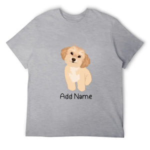 Personalized Shih Tzu Dad Cotton T Shirt-Apparel-Apparel, Dog Dad Gifts, Personalized, Shih Tzu, Shirt, T Shirt-Men's Cotton T Shirt-Gray-Medium-19