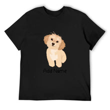 Load image into Gallery viewer, Personalized Shih Tzu Dad Cotton T Shirt-Apparel-Apparel, Dog Dad Gifts, Personalized, Shih Tzu, Shirt, T Shirt-Men&#39;s Cotton T Shirt-Black-Medium-9