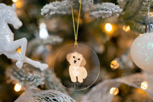 Load image into Gallery viewer, Personalized Shih Tzu Love Christmas Tree Ornaments-Christmas Ornament-Christmas, Personalized, Shih Tzu-Christmas Tree Ornaments-Transparent-3.5&quot; or 8.9 cm-4