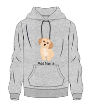 Load image into Gallery viewer, Personalized Shih Tzu Love Men&#39;s Warm Hoodie Sweatshirt-Apparel-Apparel, Dog Dad Gifts, Hoodie, Personalized, Shih Tzu, Sweatshirt-Men&#39;s Warm Hoodie Sweatshirt-Gray-S-10