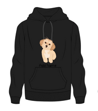 Load image into Gallery viewer, Personalized Shih Tzu Love Men&#39;s Warm Hoodie Sweatshirt-Apparel-Apparel, Dog Dad Gifts, Hoodie, Personalized, Shih Tzu, Sweatshirt-Men&#39;s Warm Hoodie Sweatshirt-Black-S-9