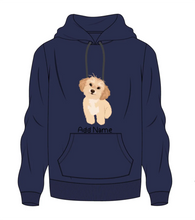 Load image into Gallery viewer, Personalized Shih Tzu Love Men&#39;s Warm Hoodie Sweatshirt-Apparel-Apparel, Dog Dad Gifts, Hoodie, Personalized, Shih Tzu, Sweatshirt-Men&#39;s Warm Hoodie Sweatshirt-Navy Blue-S-8