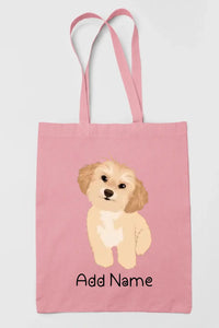 Personalized Shih Tzu Love Zippered Tote Bag-Accessories-Accessories, Bags, Dog Mom Gifts, Personalized, Shih Tzu-11
