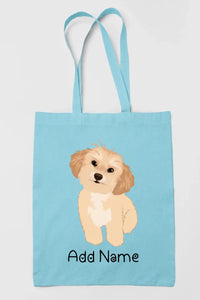 Personalized Shih Tzu Love Zippered Tote Bag-Accessories-Accessories, Bags, Dog Mom Gifts, Personalized, Shih Tzu-13