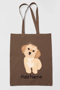 Personalized Shih Tzu Love Zippered Tote Bag-Accessories-Accessories, Bags, Dog Mom Gifts, Personalized, Shih Tzu-15