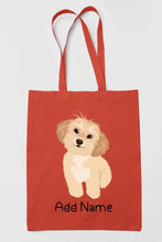Load image into Gallery viewer, Personalized Shih Tzu Love Zippered Tote Bag-Accessories-Accessories, Bags, Dog Mom Gifts, Personalized, Shih Tzu-16