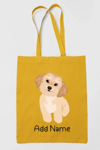 Personalized Shih Tzu Love Zippered Tote Bag-Accessories-Accessories, Bags, Dog Mom Gifts, Personalized, Shih Tzu-17