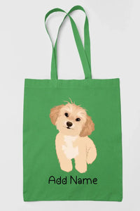 Personalized Shih Tzu Love Zippered Tote Bag-Accessories-Accessories, Bags, Dog Mom Gifts, Personalized, Shih Tzu-18