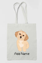 Load image into Gallery viewer, Personalized Shih Tzu Love Zippered Tote Bag-Accessories-Accessories, Bags, Dog Mom Gifts, Personalized, Shih Tzu-3