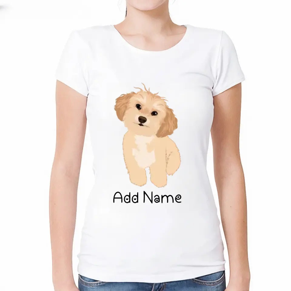 Personalized Shih Tzu Mom T Shirt for Women-Customizer-Apparel, Dog Mom Gifts, Personalized, Shih Tzu, Shirt, T Shirt-Modal T-Shirts-White-Small-2