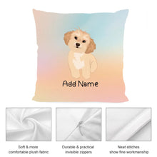 Load image into Gallery viewer, Personalized Shih Tzu Soft Plush Pillowcase-Home Decor-Dog Dad Gifts, Dog Mom Gifts, Home Decor, Personalized, Pillows, Shih Tzu-3