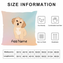 Load image into Gallery viewer, Personalized Shih Tzu Soft Plush Pillowcase-Home Decor-Dog Dad Gifts, Dog Mom Gifts, Home Decor, Personalized, Pillows, Shih Tzu-4