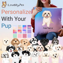 Load image into Gallery viewer, Personalized Shih Tzu Soft Plush Pillowcase-Home Decor-Dog Dad Gifts, Dog Mom Gifts, Home Decor, Personalized, Pillows, Shih Tzu-1