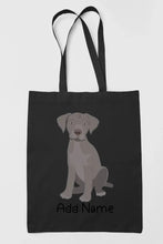 Load image into Gallery viewer, Personalized Silver Labrador Love Zippered Tote Bag-Accessories-Accessories, Bags, Dog Mom Gifts, Labrador, Personalized-19