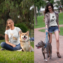 Load image into Gallery viewer, Personalized Silver Labrador Mom T Shirt for Women-Customizer-Apparel, Dog Mom Gifts, Labrador, Personalized, Shirt, T Shirt-6