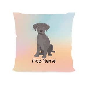 Personalized Silver Labrador Soft Plush Pillowcase-Home Decor-Dog Dad Gifts, Dog Mom Gifts, Home Decor, Labrador, Personalized, Pillows-Soft Plush Pillowcase-As Selected-12"x12"-3