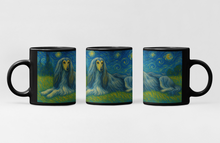Load image into Gallery viewer, Personalized Starry Night Artwork Afghan Hound Coffee Mug-Mug-Afghan Hound,Dog Dad Gifts,Dog Memorial Gifts,Dog Mom Gifts,Mugs,Personalize Artwork-2