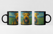 Load image into Gallery viewer, Personalized Starry Night Artwork Airedale Terrier Coffee Mug-Mug-Airedale Terrier,Dog Dad Gifts,Dog Memorial Gifts,Dog Mom Gifts,Mugs,Personalize Artwork-2