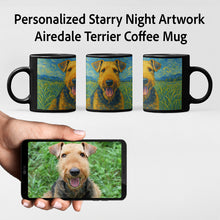 Load image into Gallery viewer, Personalized Starry Night Artwork Airedale Terrier Coffee Mug-Mug-Airedale Terrier,Dog Dad Gifts,Dog Memorial Gifts,Dog Mom Gifts,Mugs,Personalize Artwork-8