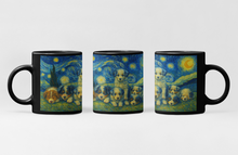 Load image into Gallery viewer, Personalized Starry Night Artwork Australian Shepherd Coffee Mug-Mug-Australian Shepherd,Dog Dad Gifts,Dog Memorial Gifts,Dog Mom Gifts,Mugs,Personalize Artwork-2