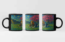 Load image into Gallery viewer, Personalized Starry Night Artwork Basset Hound Coffee Mug-Mug-Basset Hound,Dog Dad Gifts,Dog Memorial Gifts,Dog Mom Gifts,Mugs,Personalize Artwork-2
